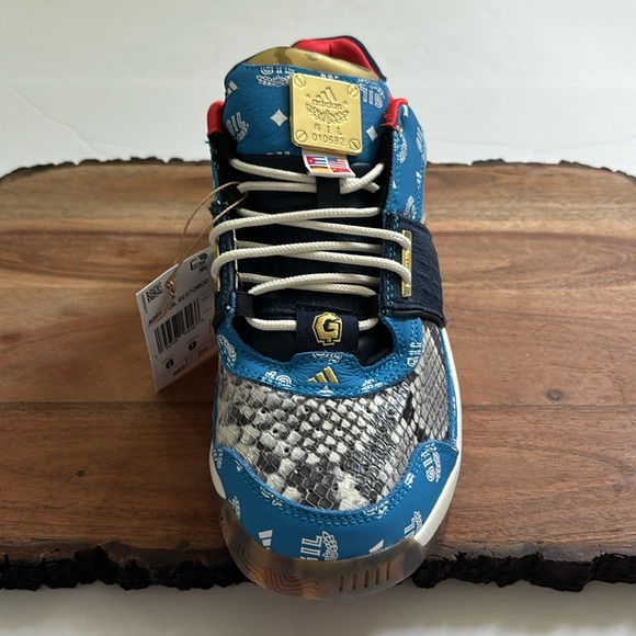 ADIDAS USA themed Agent Gil Restomod- Gilbert Arenas Basketball Shoes Men 8 Wm 9 - Picture 5 of 14